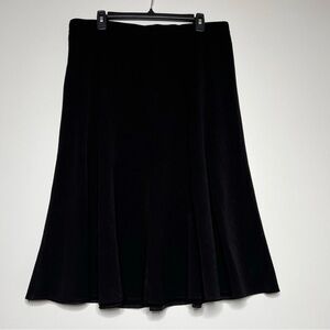 Allison Daley Classic Black A-Line Skirt